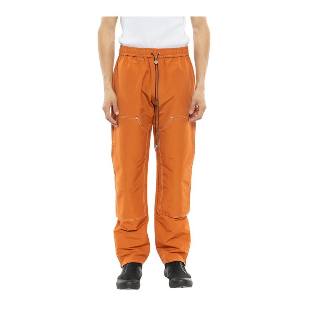 Nash Men's Safety Orange/Off White Utility Cargo Pants N002009